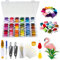 JOTOL Filo da Ricamo,Ricamo Starter Kit,Kit da Ricamo/Matasse da ricamo/Fili per Ricamo/Kit Punto Croce Completo con Filo da Ricamo da 108 Colori,fili da ricamo con scatola organizer da ricamo