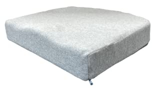 Antar SoNa24 Anti Dekubitus Sitzkissen | Viskoschaum Rollstuhl Kissen | Memoryschaum Sitzerhöhung | druckentlastend | anatomisch geformt (43 cm x 43 cm x 8 cm)