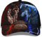 403 Damen Herren Baseballkappe Verstellbar Snapback Kappe Leicht Mode Atmungsaktiv Trucker Kappe 3D-Druck Wikinger Und Wolf