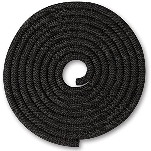 Cuerda para Gimnasia Rítmica Ponderada 150g DRUNA 2,5 m (Negro)