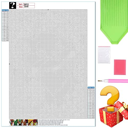 Showker 5D Diamant Painting Geheimnis, DIY Überraschung Zufällig Diamond Painting Mystery Quadratischer Vollbohrer Kreuzstich Dekoration Schlafzimmer Home Wandbild 30x40 cm/35x35 cm