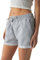 Smith & Solo Kurze Hose Damen - Shorts Sommer Hosen, Laufhose Kurz Sporthose, Trainingshose Sportshorts Women Laufshorts (Grau, M)