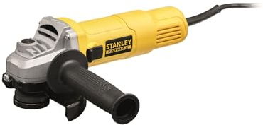 STANLEY FATMAX - Smerigliatrice a 1 mano, 115 mm, 600 W, FMEG615-QS, con cavo da 2,3 m e 2° manico