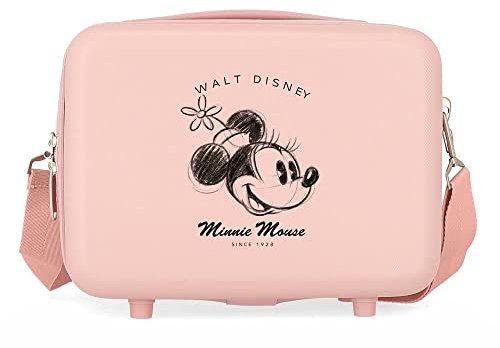 Disney Minnie You are Magic Nude Trousse de Toilette Adaptable 29x21x15 cms ABS Rigide 9.14L 0.8 kgs