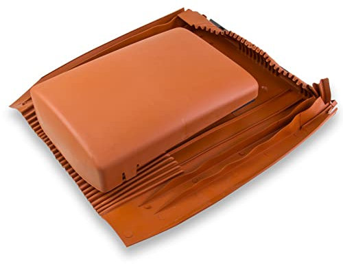 Klöber Flachlüfter Entlüfter DN100 rot Dachentlüftung Solar Universal Grundplatte Dachdurchführung Dachpfanne