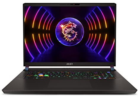 MSI Vector GP78HX Gaming laptop (13VH-405UK), Intel Core i9-13980HX, 17.0 QHD+240Hz Panel, NVIDIA GeForce RTX 4080 GDDR6, 8GB*2 DDR5, 1TB NVMe PCIe Gen, Windows 11- Cosmos Gray