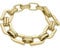 Fossil Heritage Damen Edelstahlarmband mit Karabiner oder Knebelverschluss, Gelbgold