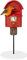 Vivid Arts - Robin on Postbox Plant Pal - PLP-155