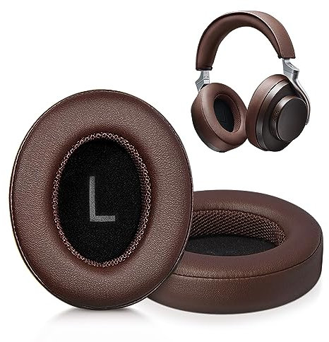 XBERSTAR Ohrpolster für Shure AONIC50 AONIC40 SRH1540 Wireless Noise Cancelling Kopfhörer Ohrpolster (braun)