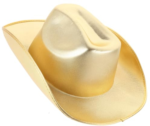 ibasenice Cowgirlhut mit Goldenen Akzenten Western- Elegant und Modisch für Damen