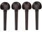 4 Stück Cello-Wirbel, Ebenholz-Cello-Wirbel, Holz-Stimmwirbel, kein Loch, Musikinstrumente, Teile für 4/4 Cello