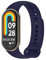OcioDual Correa de Recambio Compatible con Xiaomi Mi Band 8, de color Azul Medianoche, Pulsera de Repuesto de Silicona Suave Flexible Sport Goma Transpirable