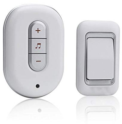 HVOFNNLR bell,battery doorbell, Two Tow Two Exchange Remote Remote Control Electronic Doorbell Wireless Home Pager Without Wire Waterproof Doorbell Door bell Ring Chime Kit