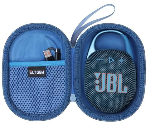 L LTGEM Hard Case for JBL CLIP 5 Speaker, JBL CLIP 4 Speaker - Portable Travel Bag (Case Only)