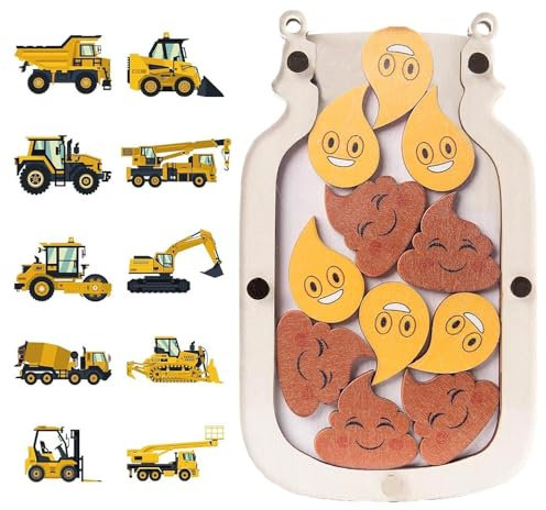 SKIKHN Belohnungsglas für Kinder,Klassenzimmer Belohnungsglas,Töpfchentraining Belohnungsglase, Holz Belohnungen für Kinders, Kinder Personalisiertes Belohnungssystem für Gutes Benehmen Zuhause Schule