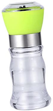 OKUMEYR Manual Pepper Mill Salt Shaker Retro Kitchen Gadget for Home Restaurant Hotel Made of Material Random Color