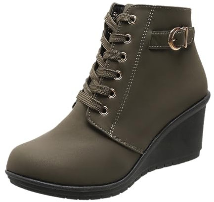 BGFIPAJG Regalo Di Natale Per Mamma Stivali Donna Invernali Con Tacco Basso Scamosciato Stivaletti Invernali Donna Eleganti Stivali Lunghi Donna Marroni Stivaletti Donna Vernice Blu