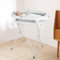 Baignoire Bebe avec Coussin, Baignoire Pliable BéBé Nouveau avec Thermometre Digital, pour Bébé De 0 à 24 Mois (Gris-D)