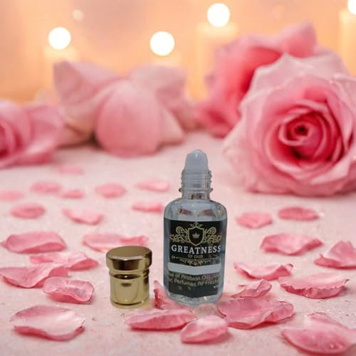 Luxury Perfume Oil – 81 Fragrances | Alcohol-Free, Long Lasting | Unisex Arabian Attar Roll-On | Oud, Musk, Rose, Vanilla, Floral, Fruity, Woody (Royal Purple Oud)