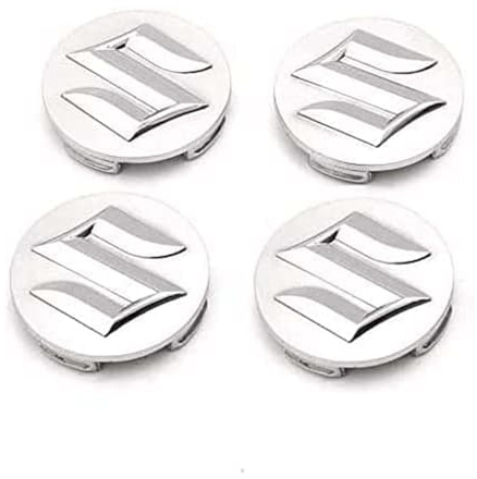 4 Pièces Cache-Moyeu, pour Suzuki SX4 S-Cross Grand Vitara Swift 54mm Enjoliveurs de Moyeu de Voiture Enjoliveurs Autocollant éTanche Poussière Roue Centre de Jante