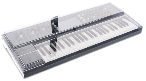Decksaver Cover for Waldorf Iridium Keyboard - Super-Durable Polycarbonate Protective lid in Smoked Clear Colour, Made in The UK - The Producers' Choice for Unbeatable Protection