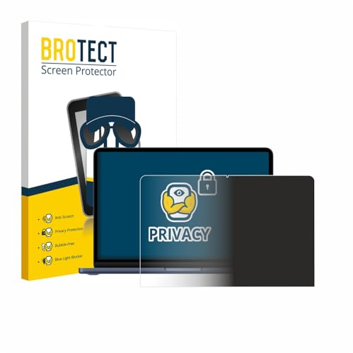 BROTECT Blickschutzfolie für Apple MacBook Neo 13 2026 | Anti-Spy Displayschutz Made in Germany Notebooks Privacy Screen Protector Sichtschutz Blaulichtfilter Klare Folie