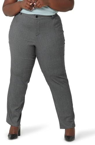 Lee Damenhose, Übergröße, knitterfrei, lockere Passform, gerades Bein