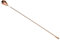 Barfly Bar Spoon, Cocktail Stirrer, Copper, 40 cm Teardrop End