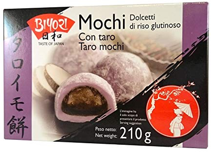 MOCHI DOLCE GIAPPONESE GUSTO TARO - BIYORI - 210 gr