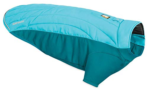 Ruffwear Powder Hound Hundemantel, Blue Atoll, XXS (33-43cm)