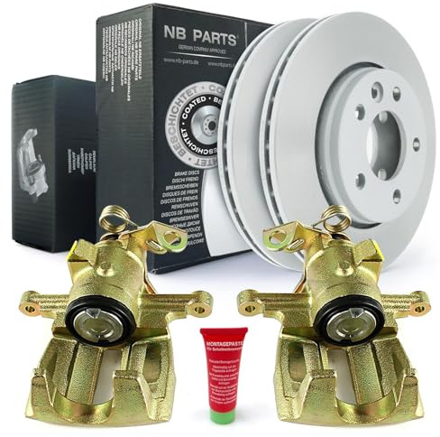 NB PARTS 2x Bremssattel Bremsscheiben hinten | passend für VW Multivan Transporter T5 für Lucas-Sys