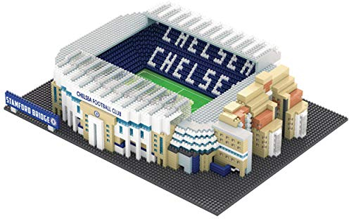 FOCO Offizielles Lizenzprodukt Chelsea FC Stamford Bridge BRXLZ-Steine 3D-Fußballstadion BAU-Set