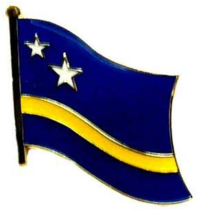 Flaggen Pin Niederlande - Curacao Fahne Flagge Anstecknadel