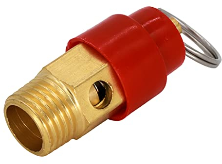 1/4 BSP Válvula de seguridad Compresor de aire Detector de presión 145PSI 8,8 BAR