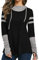 iChunhua Casual Fall Tops for Women Long Sleeve Ladies Hoodies with Thumb Holes Black XXL