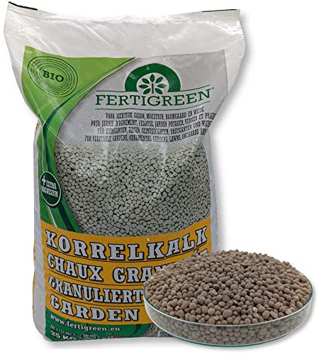 Fertigreen garnulierter Kalk 25 kg Gartenkalk Rasenkalk Bodenverbesserer gekörnt