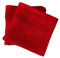 Lyra Linens Lot de 2 gants de toilette 100 % coton égyptien 500 g/m² Rouge