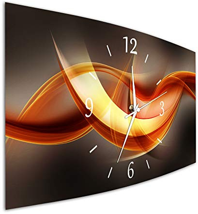 Bilder-Manufaktur BM Funk Quarz Quarzwanduhr Wanduhr Funkwanduhr Funkwanduhren Funkuhr Funkuhren kein Ticken lautlos geräuschlos leise ohne Tickgeräusche groß XXL MF6-9600-1WZ-quarz