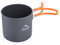 Camping Kaffeetasse Mit Faltbarem Griff,Titanium Topf Becher Tasse Teetasse, Trinkbecher Aus Hochwertigem Edelstahl Mit Klapphenkel, 440ml Titan Campinggeschirr Kann, Leichte Trinkbecher Générique