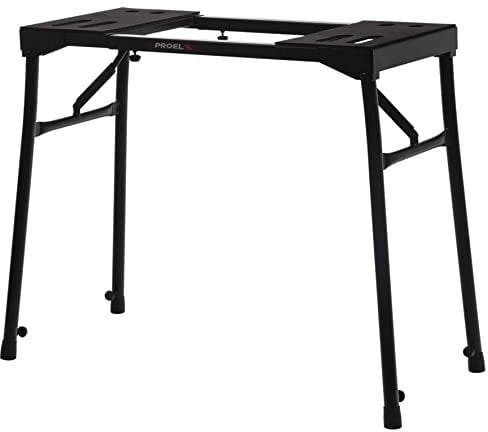 PROEL EL290 Supporto professionale universale per Tastiere e Pianoforti, Mixer, Nero Opaco