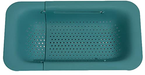 Fowybe Colador Extensible de Cocina,colador Plegable | Cesta de Fregadero de Cocina para Lavar Verduras y Frutas, coladores de Alimentos para escurrir Pasta y Platos Secos