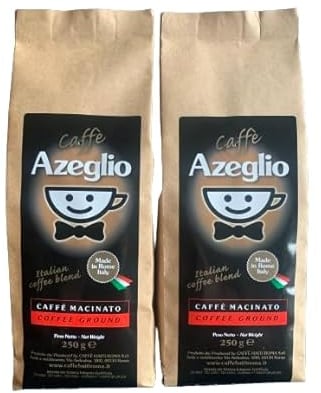 Caffè Haiti Roma Azeglio caffè macinato 100% Made in Italy 2 x 250 g