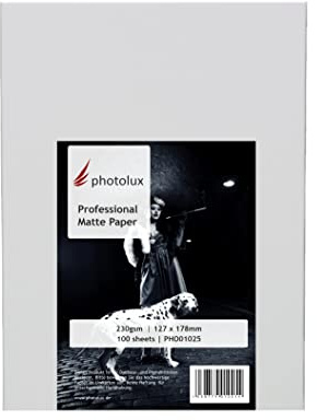 Photolux Professional Matte Paper 230 gsm Fotopapier (127x178, Millimeter)