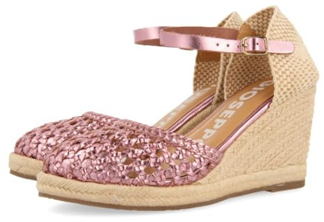 GIOSEPPO Serignan, Sandali con zeppa Donna, Rosa, 37 EU