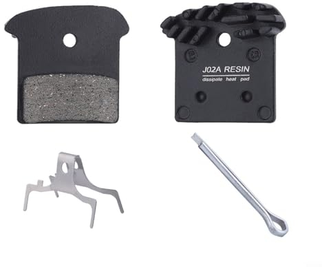 Oniissy J02A Harz Kühlflosse Ice Tech Scheibenbremsbeläge für SLX Deore XT XTR M8000, Scheibenbremsbeläge Bremse Einstellwerkzeug für Mountainbikes