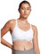 Under Armour Damen Crossback Low Impact Sport-BH, (100) Weiß/Schwarz, small
