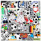 Soccer Aufkleber Fußball Stickers 50 Stück Skateboard Graffiti Aufkleber Motorräder Fahrrad Snowboard Gepäck Laptop Auto Koffer für Kinder und Jugendliche Wasserdichte Vinyl Aufkleber
