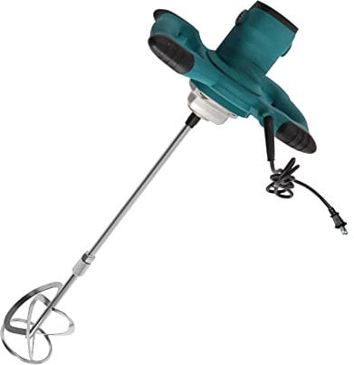 Rührwerk 2100W Rührwerk Mörtelrührer, Profi Handrührwerk mit 6-Gang Einstellbar 800rpm/min, Gewinde Betonmischer Ergonomische Griffe für Zement Farbe Kleber Kitt usw