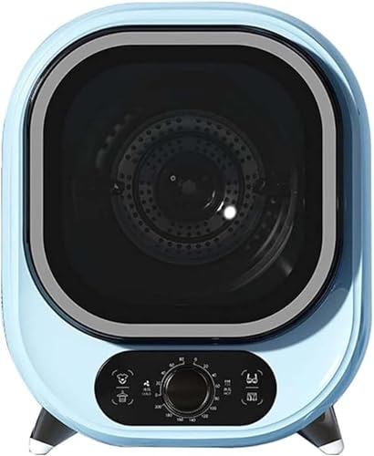 WBRSybUK Petit Sèche-Linge, Sèche-Linge Portable À Condensateur, Sèche-Linge Ventilé De 5 Kg, Compact, Mini Essoreuse,Blue