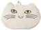 Presine a forma di gatto, presine con tasca in cotone, graziosi accessori da cucina, presine per cucinare, barbecue, forno, cottura (bianco)